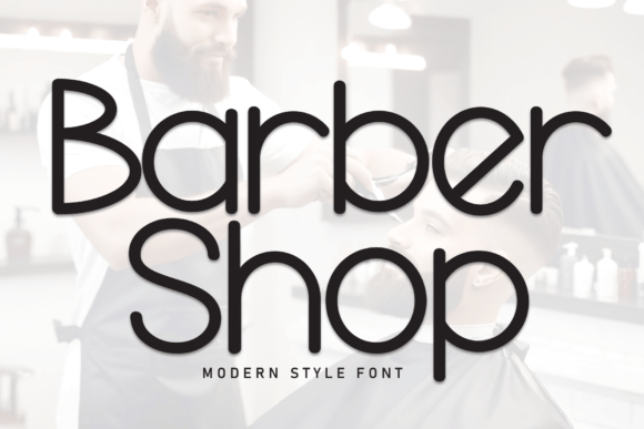 Barber Shop Font: A Handwritten Typeface for Brands