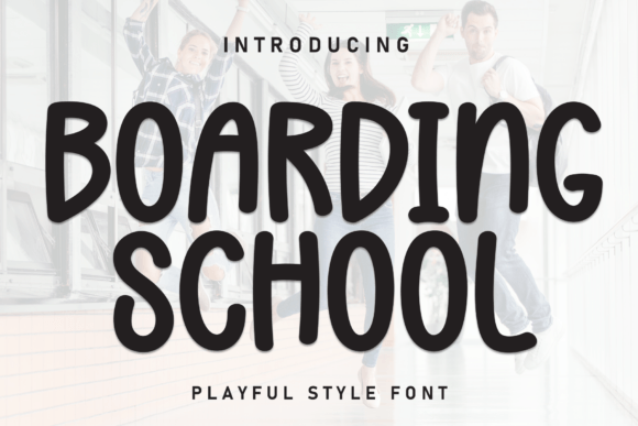 Boarding School: A Bold Handwritten Font for Web Headers