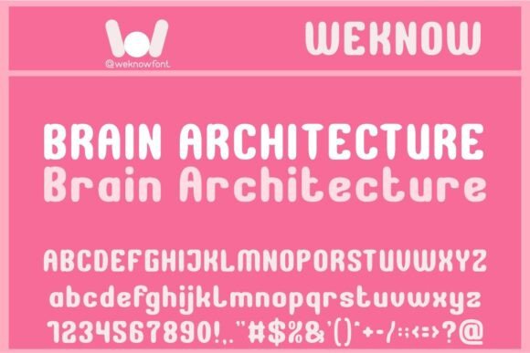 Brain Architecture Font for Business Branding
