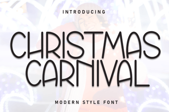 Christmas Carnival: A Delicate Display Font for Holiday Makers
