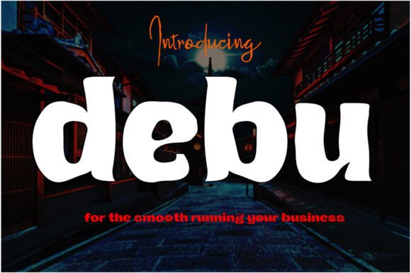 Debu: A Handwritten Font for Elegant Design