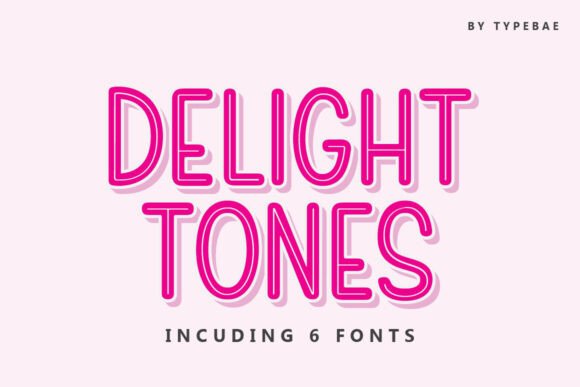 Delight Tones Font for Creative Projects