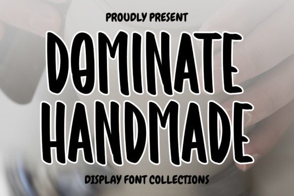 Dominate Handmade: A Festive Display Font for Holiday Campaigns
