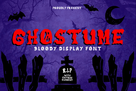 Ghostume Font for Halloween Campaigns