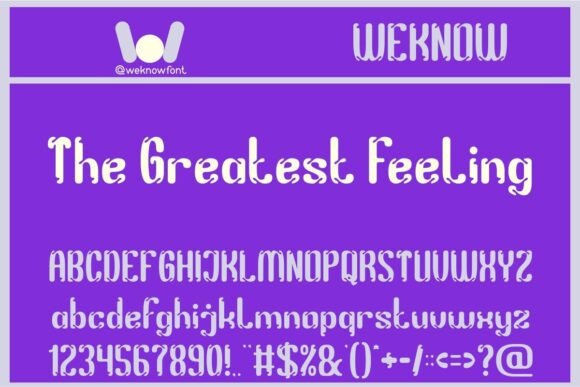 Greatest Feeling Font for Business Branding
