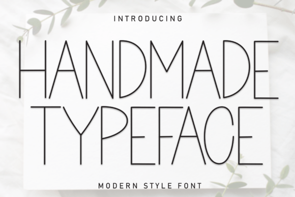 Handmade Typeface for Creative Design