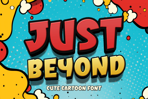 Just Beyond: A Playful Display Font for Cheerful Brands