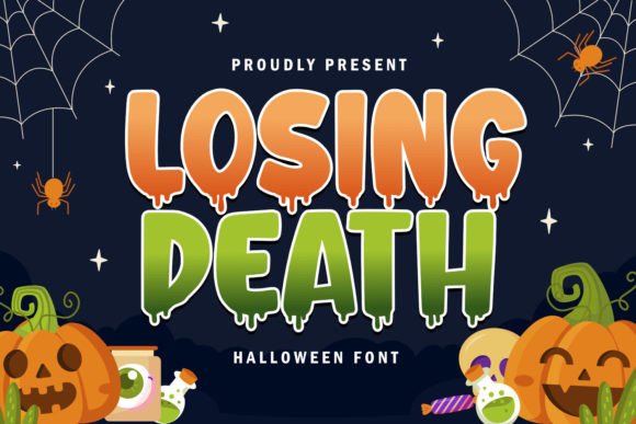 Losing Death: A Mesmerizing Display Font for Horror Editorial Design