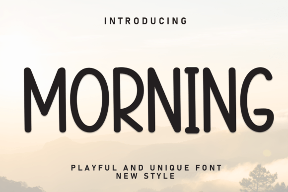 Morning: The Handwritten Display Font for Sweet Branding