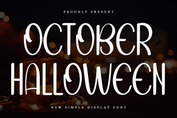 October Halloween Font
