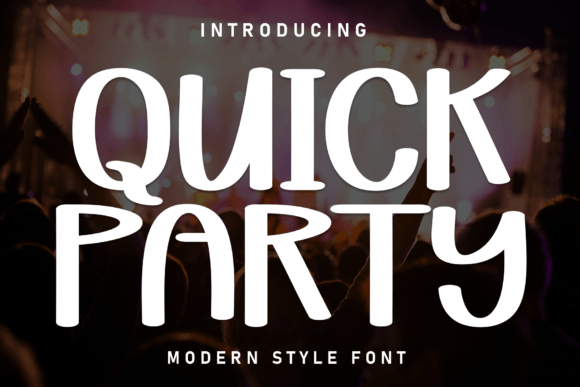 Quick Party: A Handwritten Display Font for Web Design