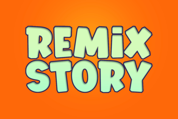 Remix Story: A Bold Display Font for Modern Brands