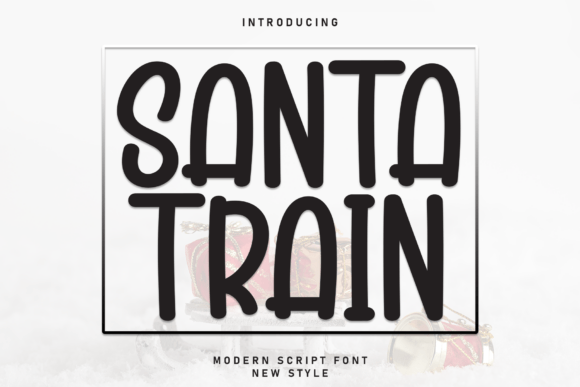 Santa Train Font Review