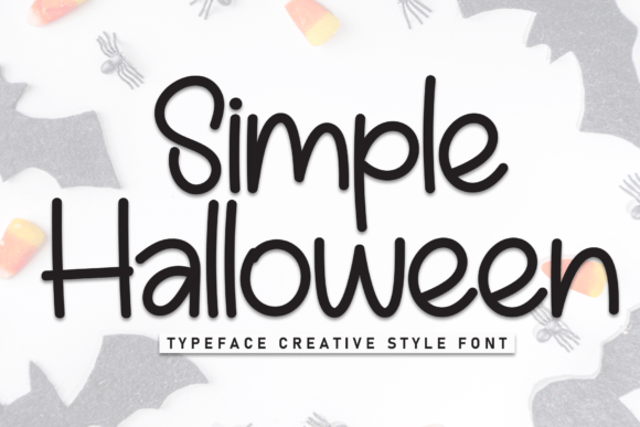 Simple Halloween: A Playful Display Font for Festive Editorial Design