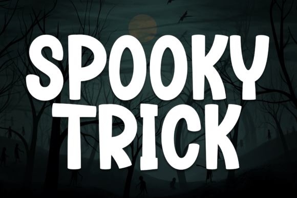 Spooky Trick Font for Web Design