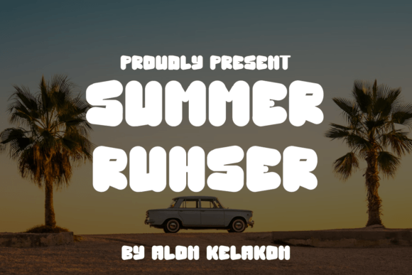 Summer Ruhser: A Distinctive Display Font for Campaigns