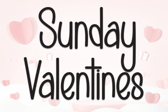 Sunday Valentines: A Handwritten Display Font for Makers