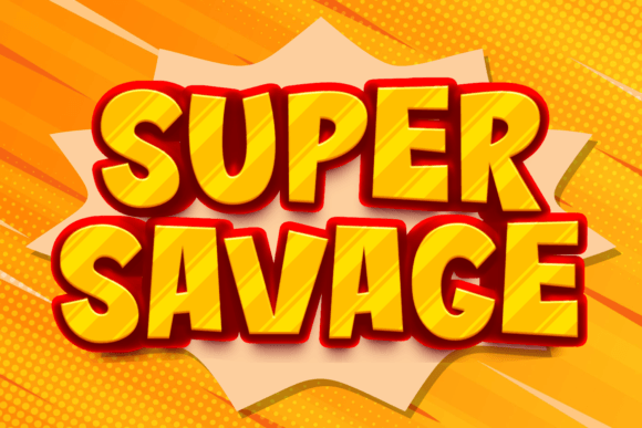 Super Savage Font: Bold Display Typography for Web