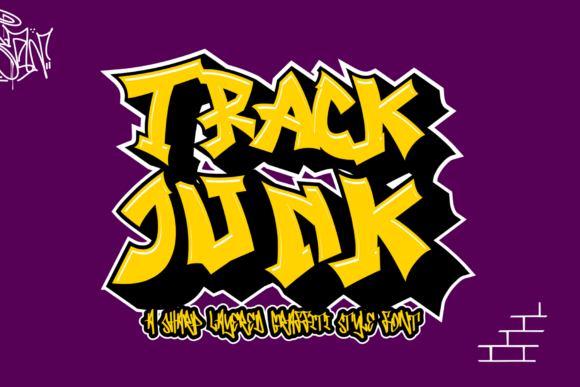 Track Junk Font: Urban Style for Handmade Brands