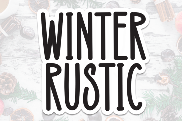 Winter Rustic Font